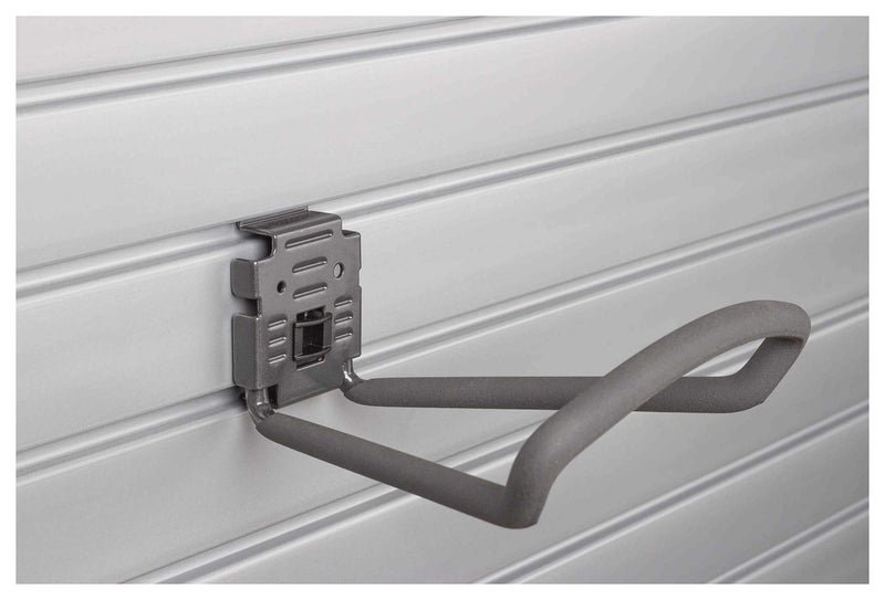 HandiWall 8" Loop Hook with Locking Bracket for Tool Storage on Slatwall Panels